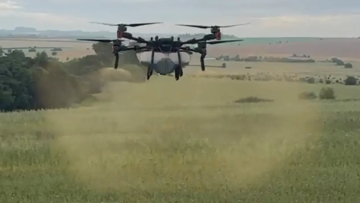 XAG P100 Drone Spraying