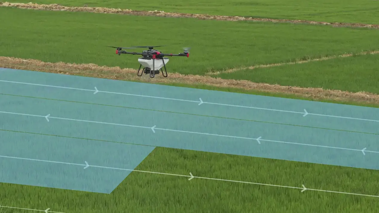 XAG P100 Drone Spraying