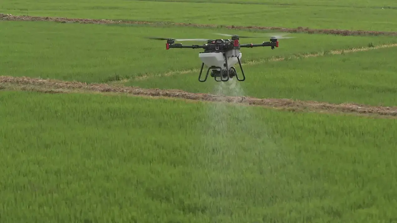 XAG P100 Drone Cornering